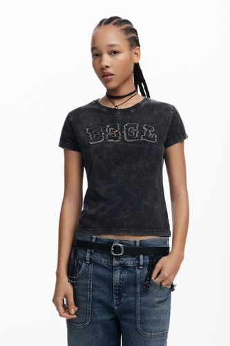 Chemise logo clous - Desigual - Modalova