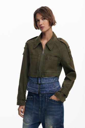 Parka courte combinée - Desigual - Modalova
