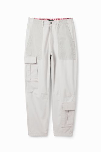 Pantalon cargo patchwork - Desigual - Modalova