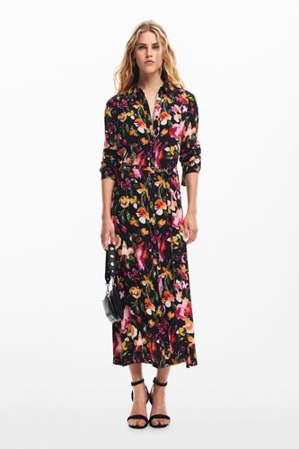 Robe chemise à fleurs - Desigual - Modalova