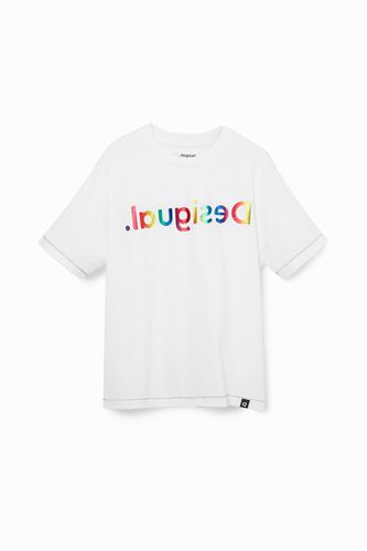 T-shirt logo arc-en-ciel - Desigual - Modalova