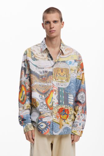 Chemise à imprimé collage ethnique - Desigual - Modalova
