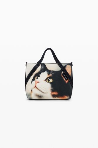 Sac cabas chat moyen - Desigual - Modalova