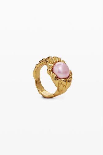 Bague perle plaqué or Zalio - Desigual - Modalova