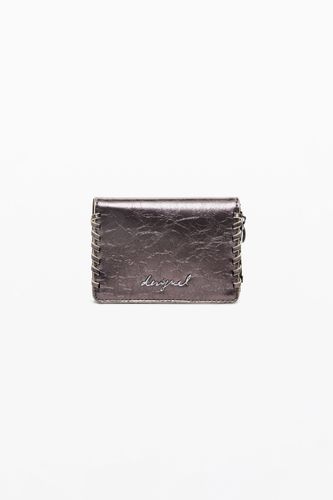 Petit porte-monnaie métallisé convertible - Desigual - Modalova