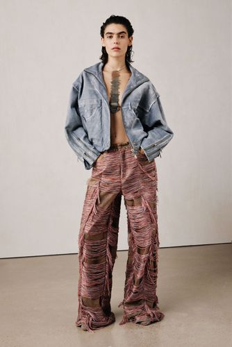 Jean effiloché studio - Desigual - Modalova