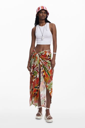 Jupe pareo tropicale - Desigual - Modalova