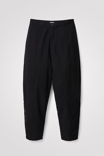 Pantalon baggy coton rustique - Desigual - Modalova