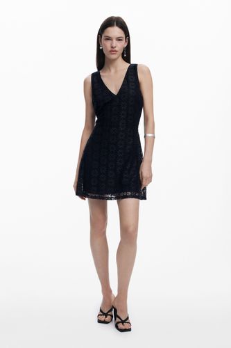 Robe en dentelle sans manches - Desigual - Modalova