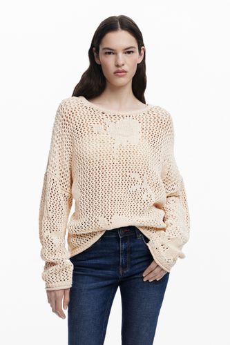 Pull fluide ajouré - Desigual - Modalova