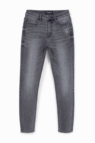 Pantalon en jean skinny longueur chevilles - Desigual - Modalova