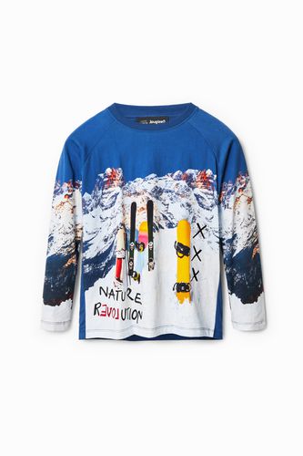 T-shirt à manches longues snowboard - Desigual - Modalova