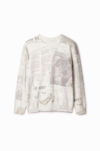 Pull fin journal - Desigual - Modalova