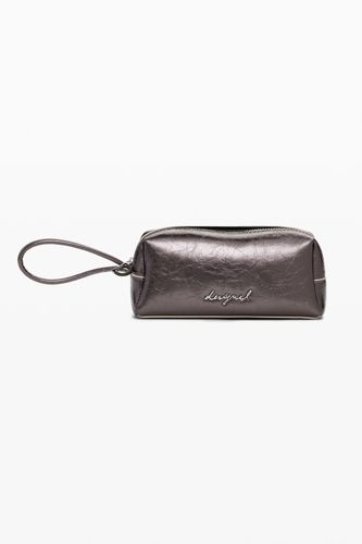Trousse métallisée allongée de taille moyenne - Desigual - Modalova