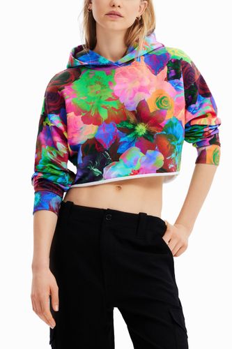 Sweat-shirt capuche oversize court - Desigual - Modalova