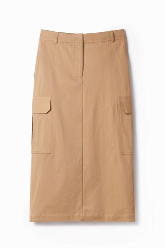 Jupe midi cargo - Desigual - Modalova