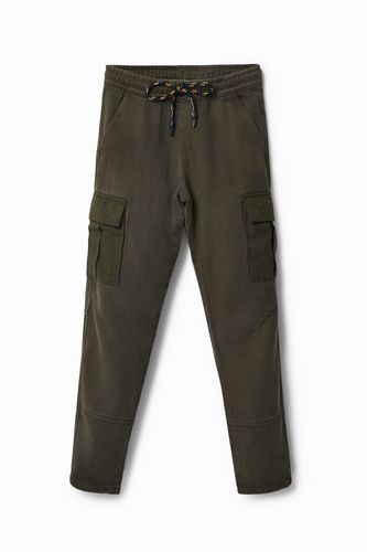 Pantalon cargo cordon - Desigual - Modalova
