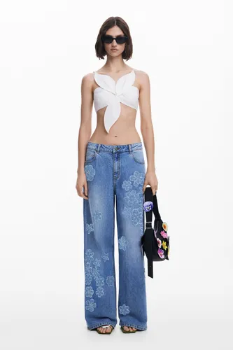 Jean Wide Leg à fleurs Tyler McGillivary - Desigual - Modalova