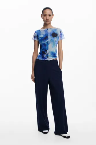 Pantalon droit uni tailor - Desigual - Modalova