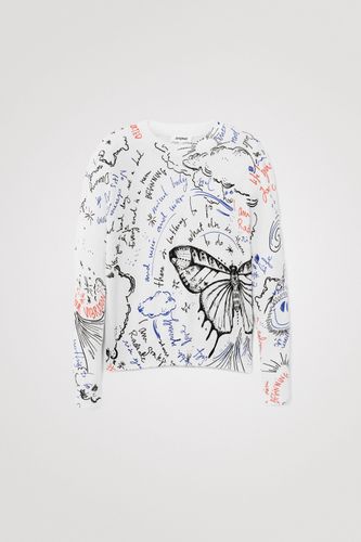 Pull maille stylomania - Desigual - Modalova