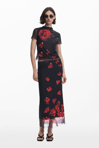 Jupe midi pétales Tyler McGillivary - Desigual - Modalova