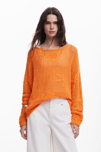 Pull fluide ajouré - Desigual - Modalova