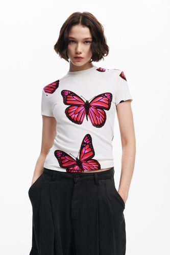 T-shirt papillons - Desigual - Modalova