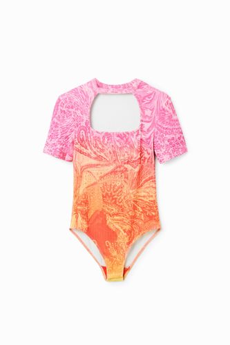 Body tissu côtelé découpe M. Christian Lacroix - Desigual - Modalova