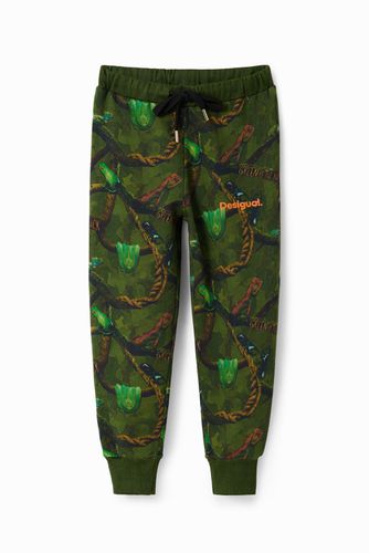 Pantalon jogging camouflage - Desigual - Modalova