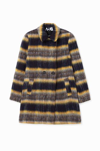 Manteau laine droit - Desigual - Modalova