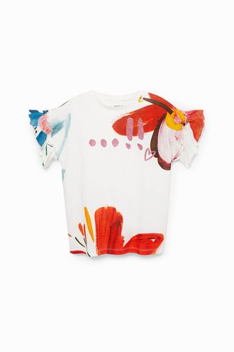 T-shirt fleurs - Desigual - Modalova