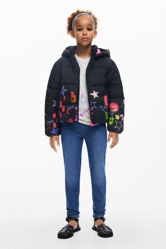 Manteau matelassé étoiles - Desigual - Modalova