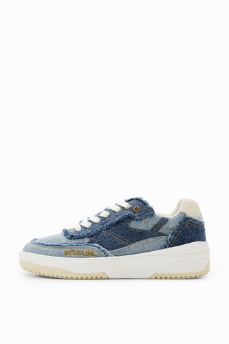 Baskets rétro patchwork denim - Desigual - Modalova