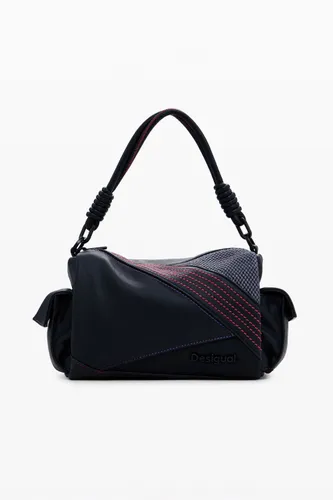 Sac à main moyen avec surpiqûres - Desigual - Modalova