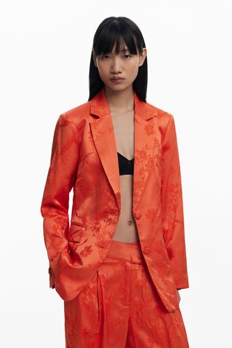 Embroidered fitted blazer - Desigual - Modalova