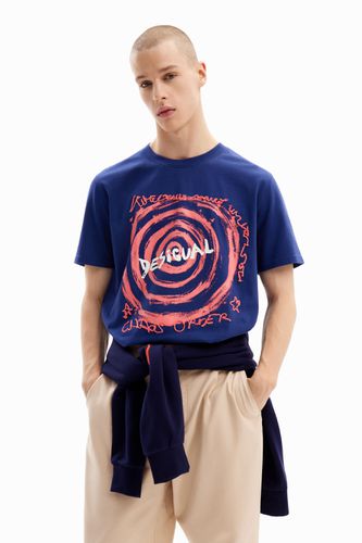 T-shirt spirale avec logo - Desigual - Modalova