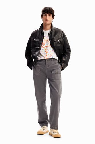 Pantalon cargo droit - Desigual - Modalova
