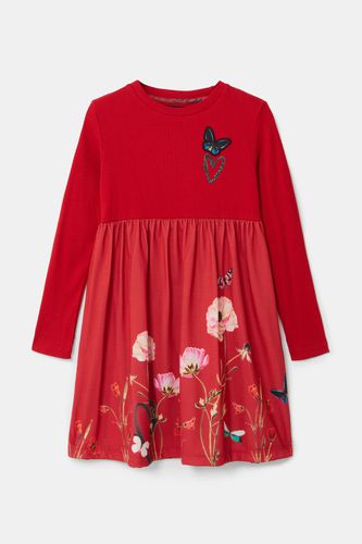 Robe trapèze fleurs - Desigual - Modalova