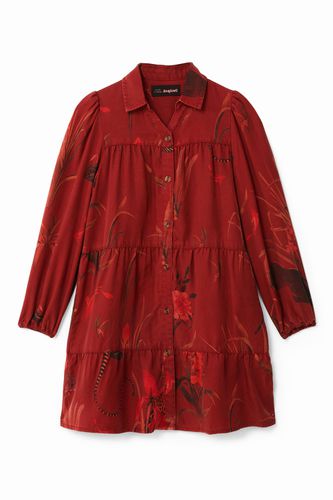Robe chemise courte Lyocell - Desigual - Modalova