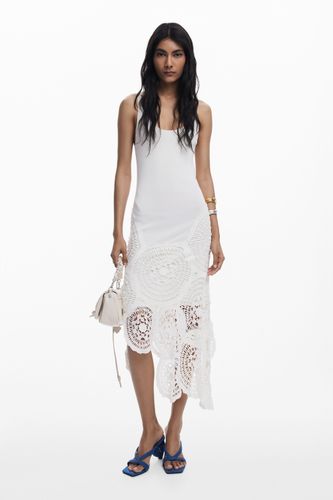 Robe midi en crochet - Desigual - Modalova