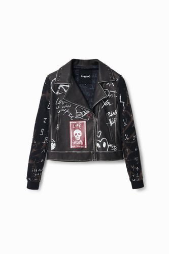 Veste "biker" hybride - Desigual - Modalova