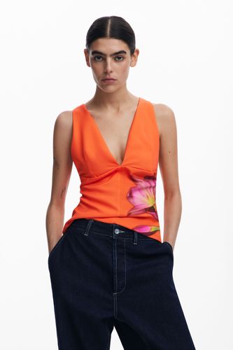 T-shirt fleur - Desigual - Modalova