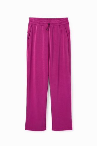 Pantalon wide leg sport - Desigual - Modalova