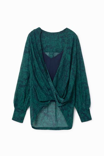 Double blouse croisée avant - Desigual - Modalova