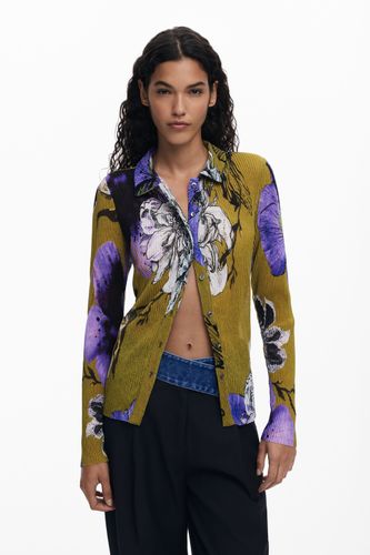 T-shirt boutonnée conçue par Mr. Christian Lacroix - Desigual - Modalova