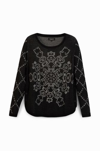 Pull en maille fine imprimé - Desigual - Modalova