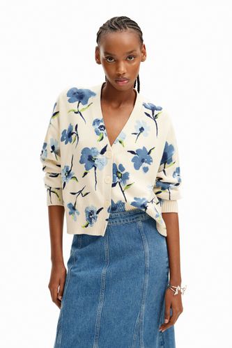 Pull oversize fleurs - Desigual - Modalova