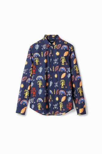 Chemise popeline arty - Desigual - Modalova
