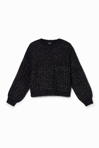 Pull en maille épaisse tressée - Desigual - Modalova