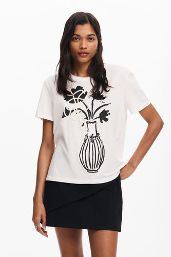 T-shirt uni vase - Desigual - Modalova